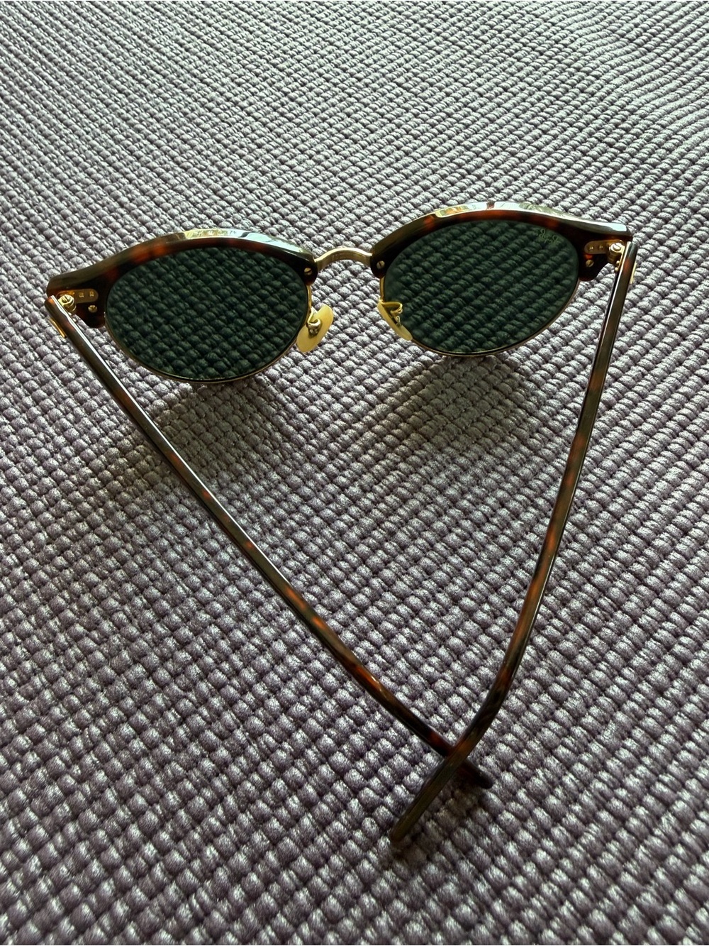 Ray-Ban Round Tortoise Frame Sunglasses - Picture 5 of 5